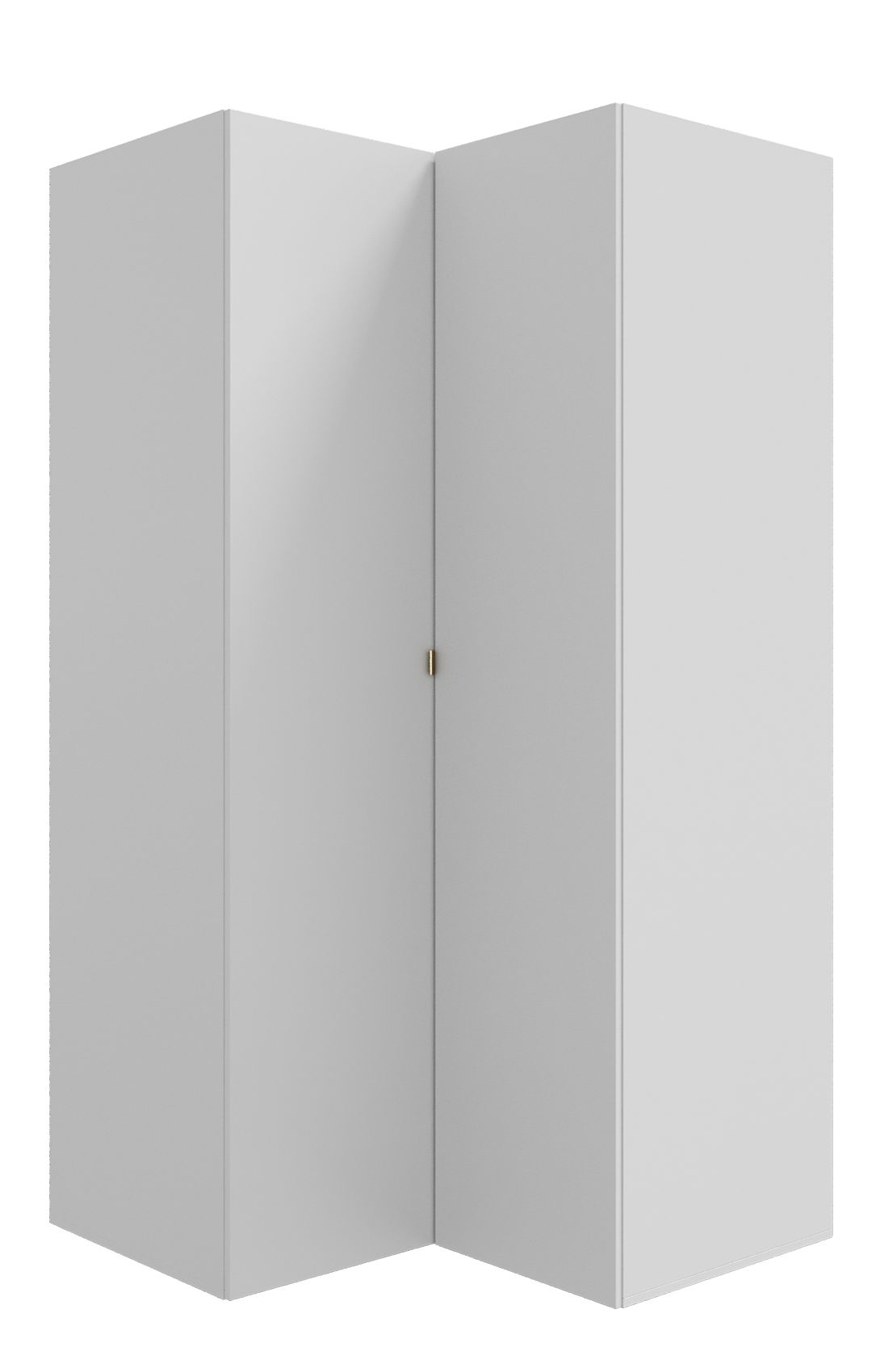 Двухдверные шкафы с полками и штангой